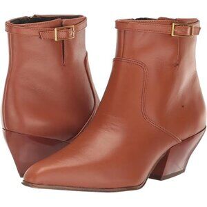 Franco Sarto Brown Ankle Boots